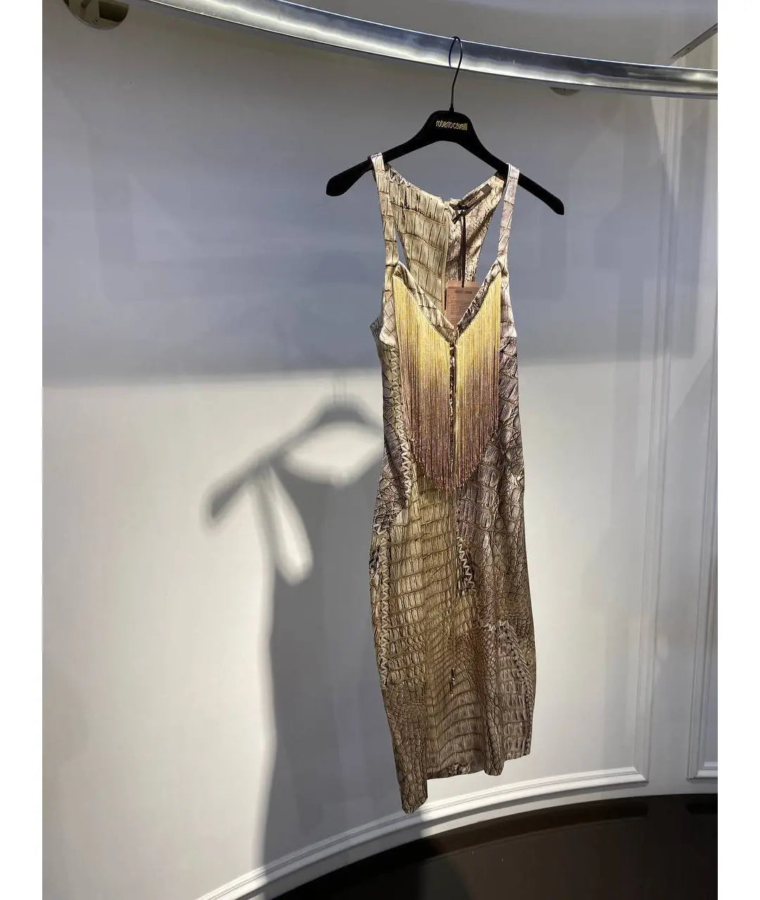 Roberto Cavalli 2011 Fringe Tassel Silk Dress - XS + L