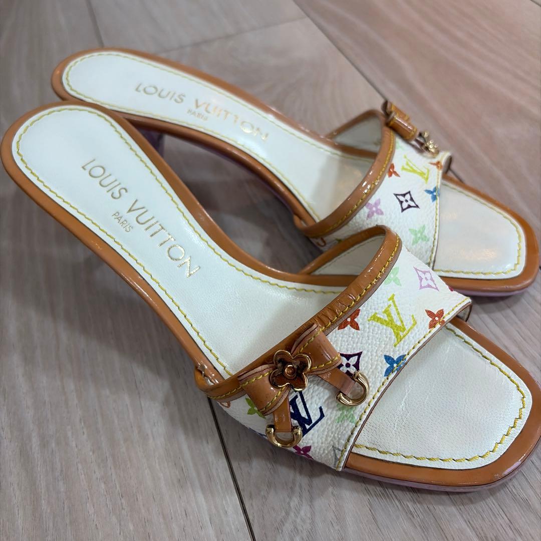 Louis Vuitton Takashi Murakami Mules - 35.5