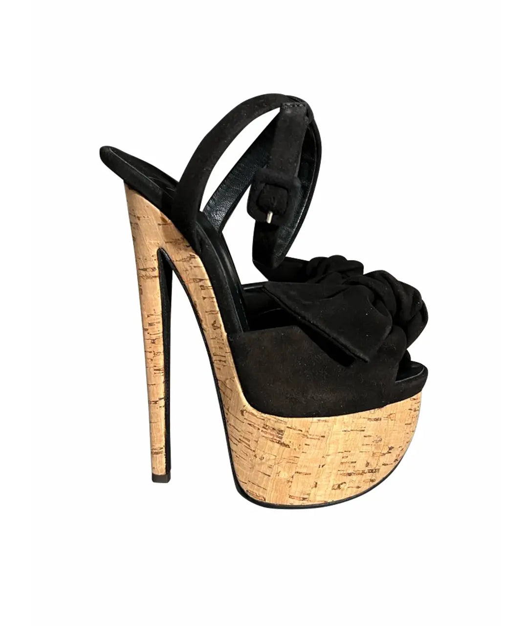 Giuseppe Zanotti Cork Platform Heels - 38.5
