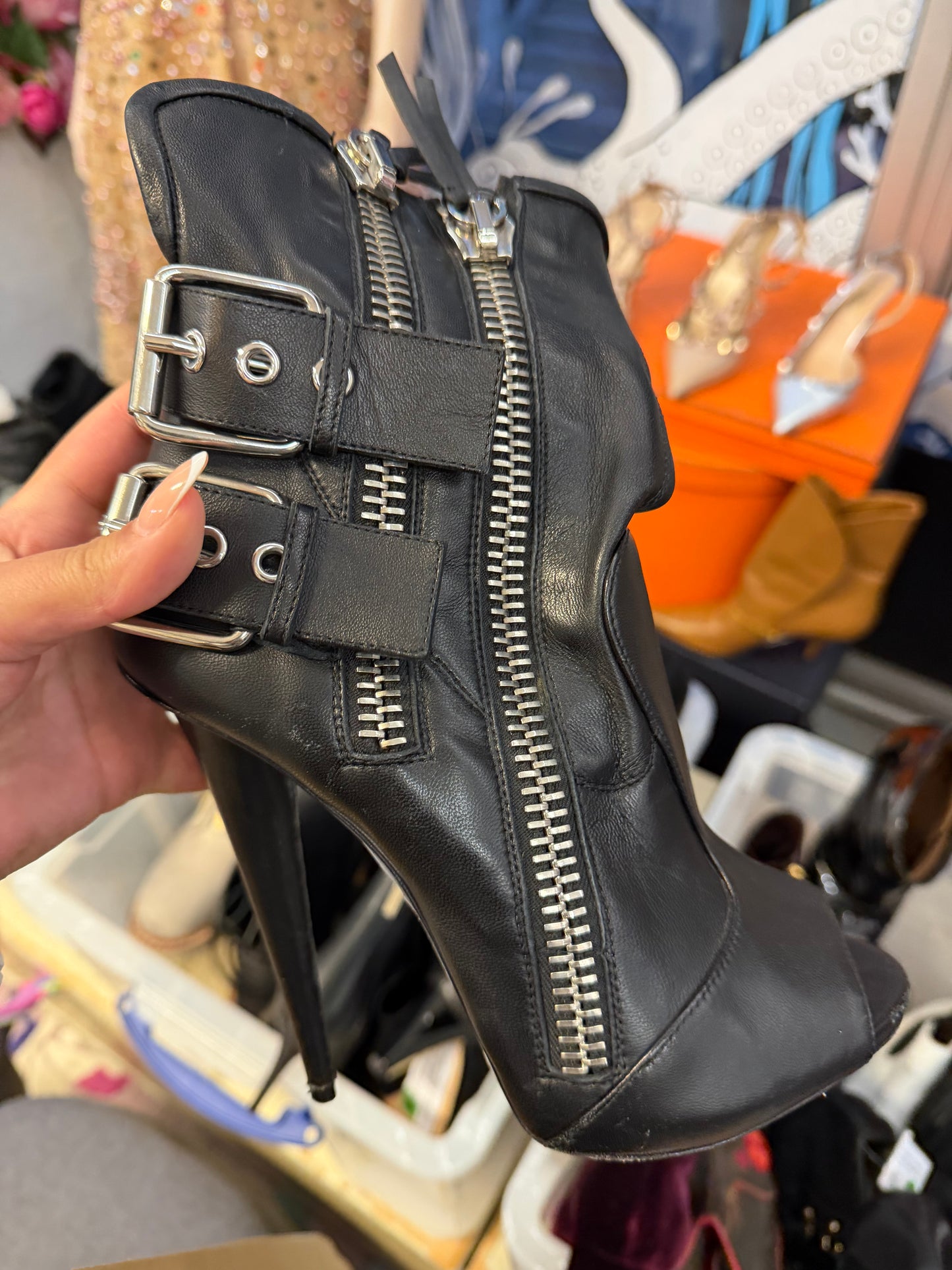 Giuseppe Zanotti Buckled Boots - 38.5