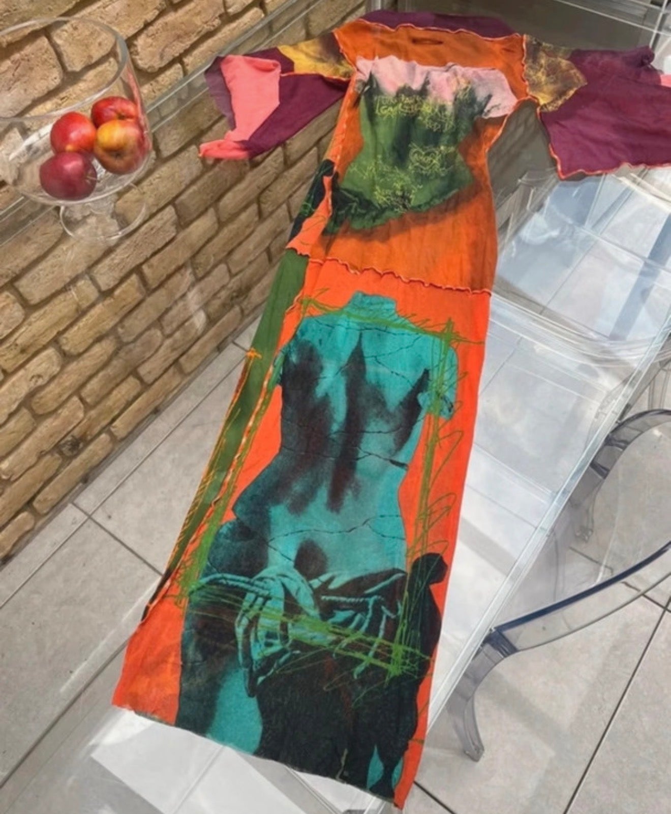 Jean Paul Gaultier Venus de Milo Photo Kimono Dress - M/L