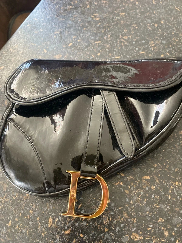 Dior Galliano Mini Saddle Charm Wristlet Bag/Clutch