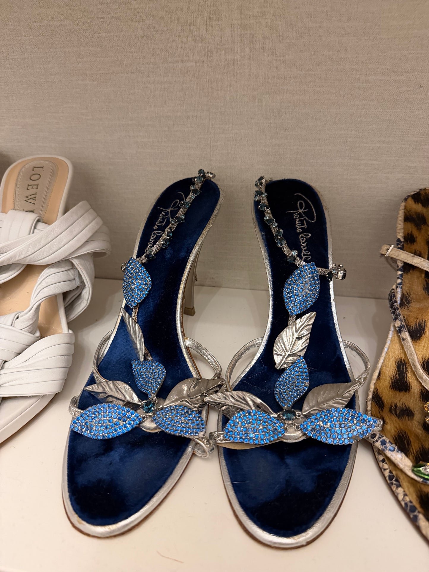Roberto Cavalli Embellished Heels - 38/39