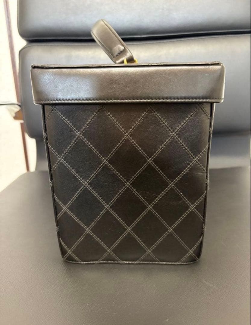 Chanel 1990s Quilted Vanity Box with Strap