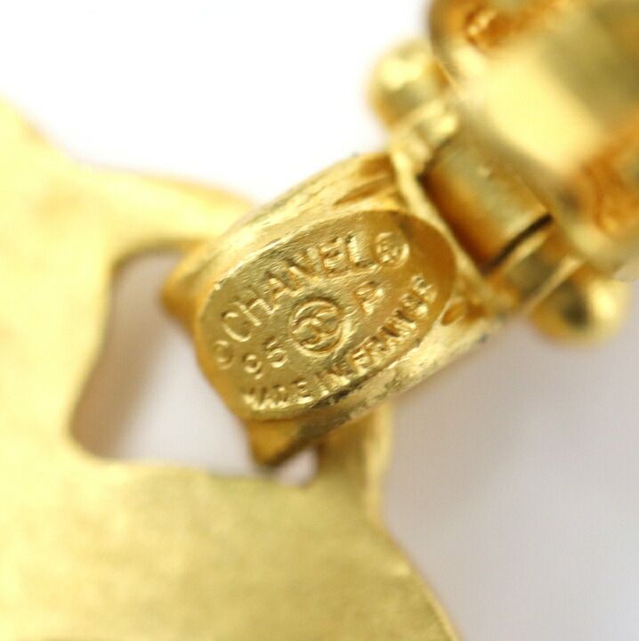 Chanel 1995 Heart Earrings