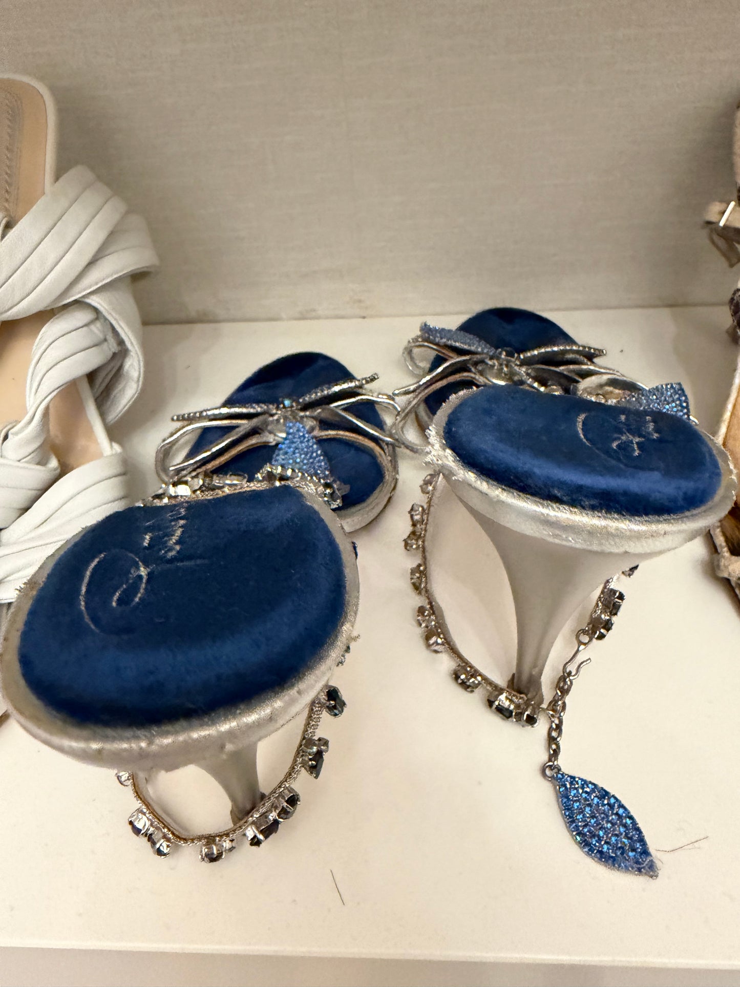 Roberto Cavalli Embellished Heels - 38/39