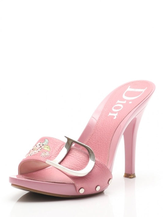 Dior Galliano Floral Mules - 35.5/36