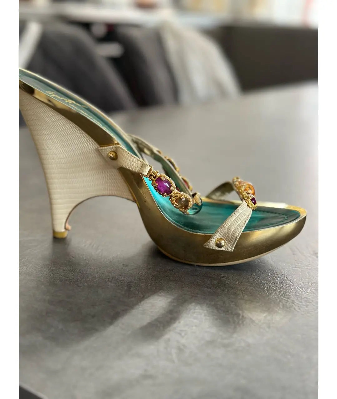 Giuseppe Zanotti Beaded Wedges - 40