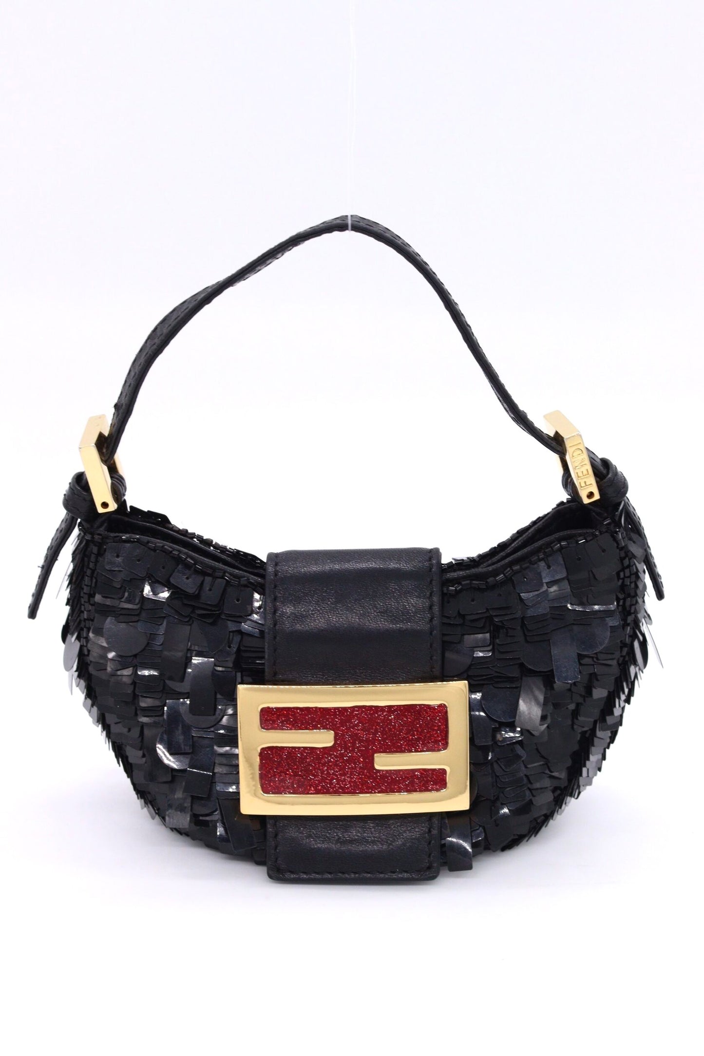 Fendi Mini Croissant Sequin Bag