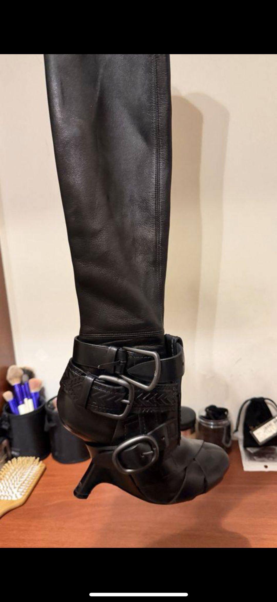 Tom Ford 2016 Gladiator Bondage Buckle Boots - 38
