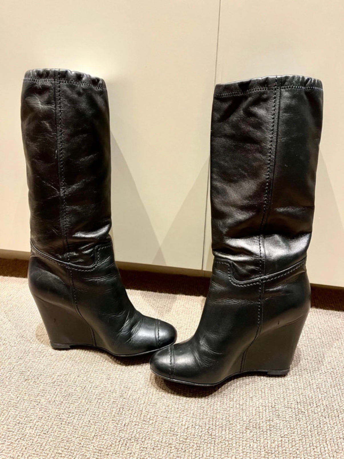 Chanel CC Logo Diamanté Boots - 36