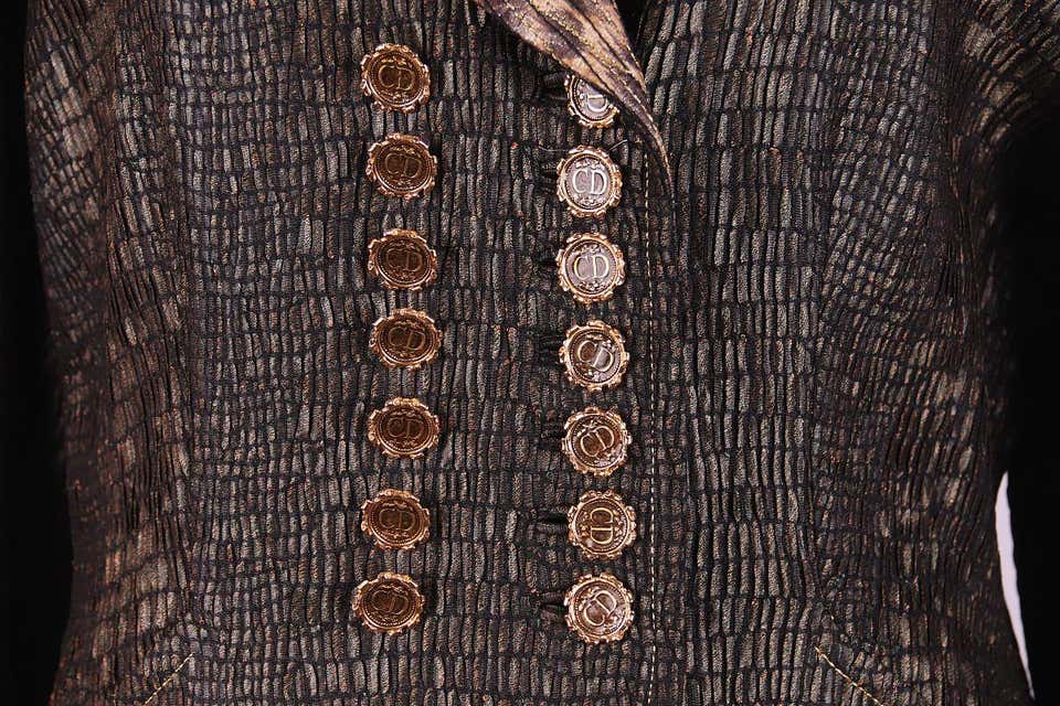 Dior FW 1995 Python Print Suit - S/M
