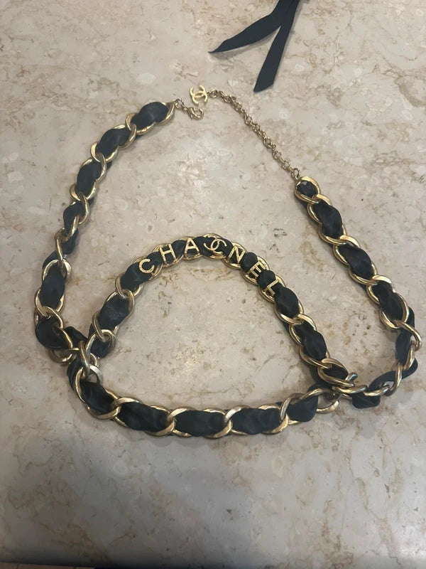 Chanel 2020 Lambskin Chain Belt