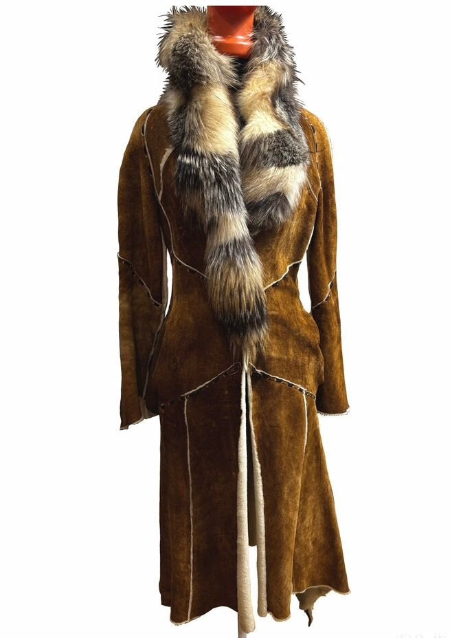 Roberto Cavalli Reversible Fox Fur Coat - S