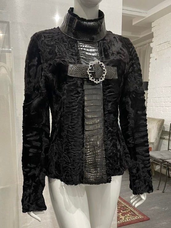 Dolce & Gabbana F/W 2005 Croc Jacket - S