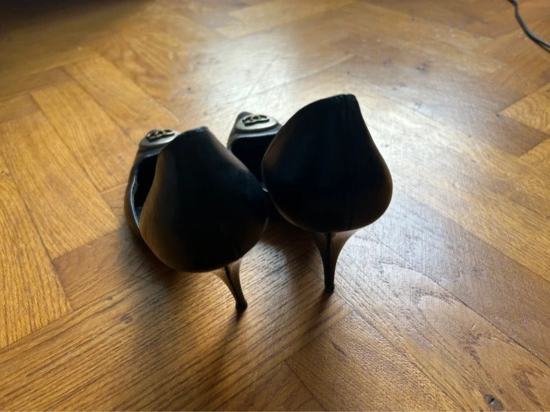 Chanel Logo Heels - 38.5