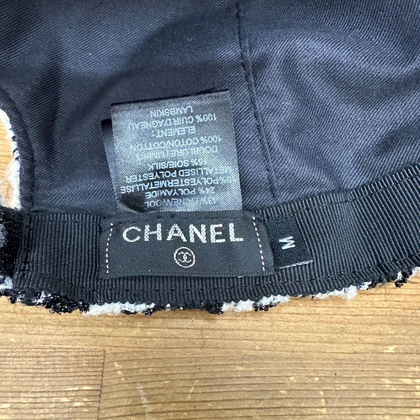 Chanel Tweed Cap