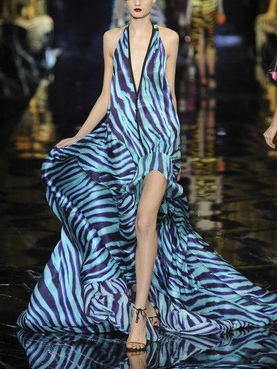 Louis Vuitton 2011 Runway Zebra Print Dress - XS/S