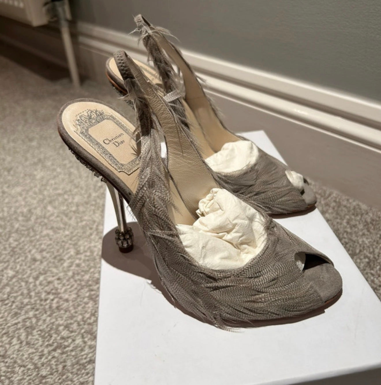 Dior Feather Heels - 36.5/37