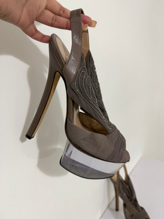 Fendi Cinderella Heels Brand New - 39
