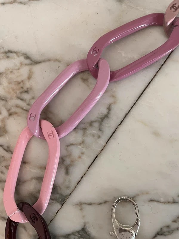 Chanel Acrylic Link Belt