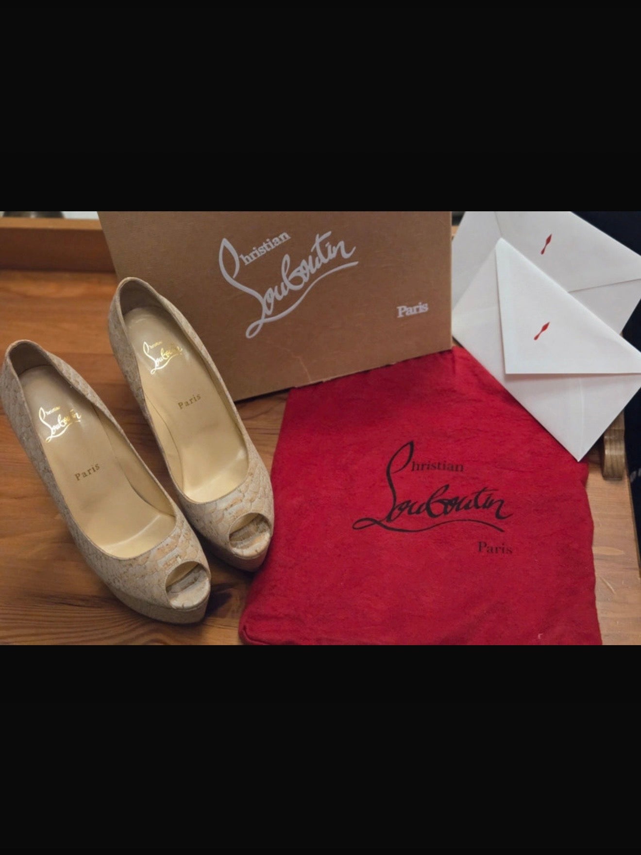 Christian Louboutin Python Heels - 40