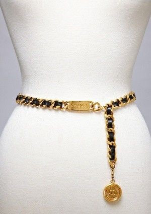 Chanel Medallion Thick Chain Belt