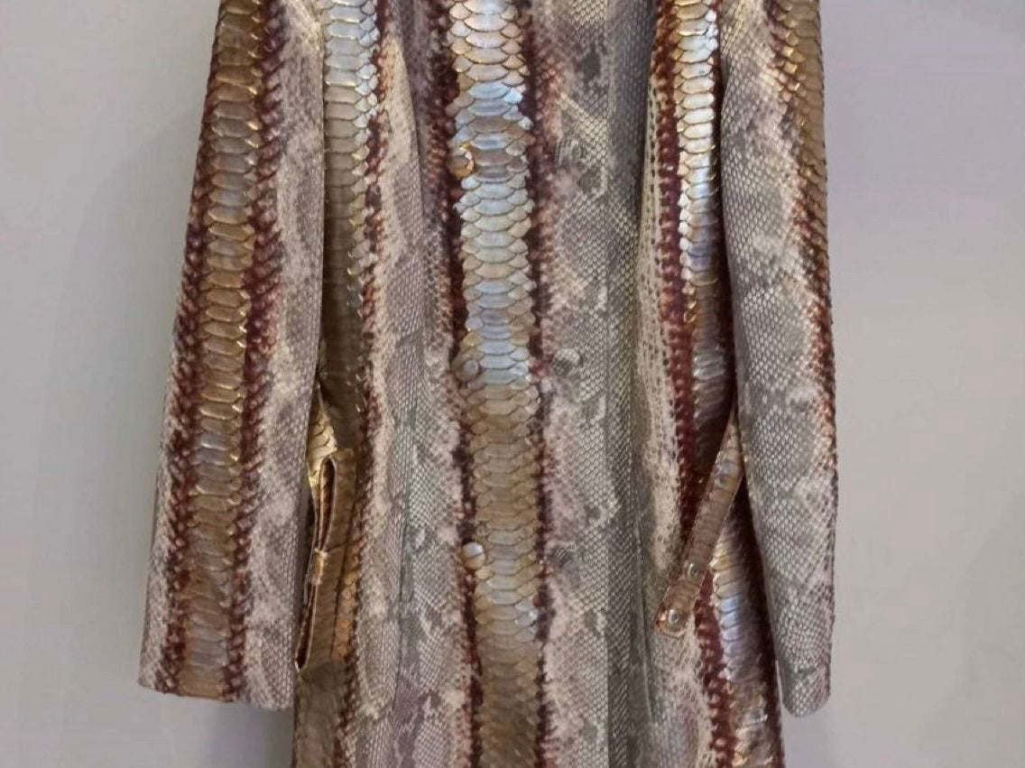 Dior 2008 Resort Collection Ombré Python Jacket - S/M