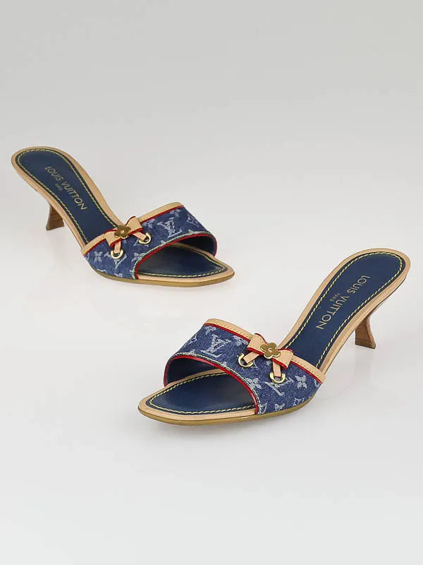 Louis Vuitton denim mules - 40/41