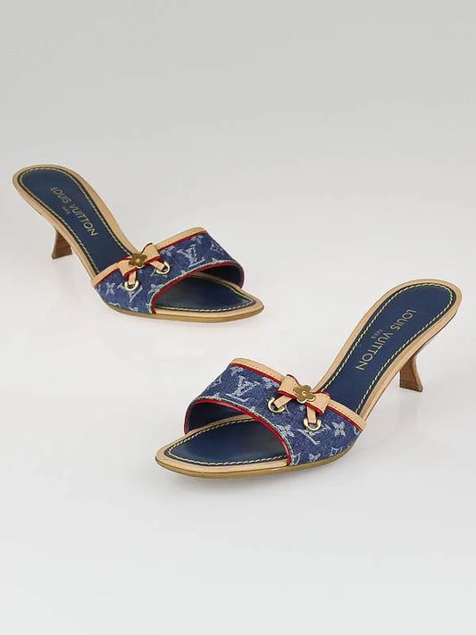 Louis Vuitton denim mules - 40/41