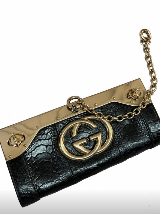 Gucci by Tom Ford Python Clutch with Wristlet