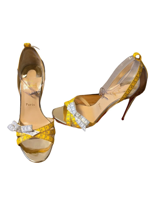 Christian Louboutin Measuring Tape Heels Brand New - 37.5