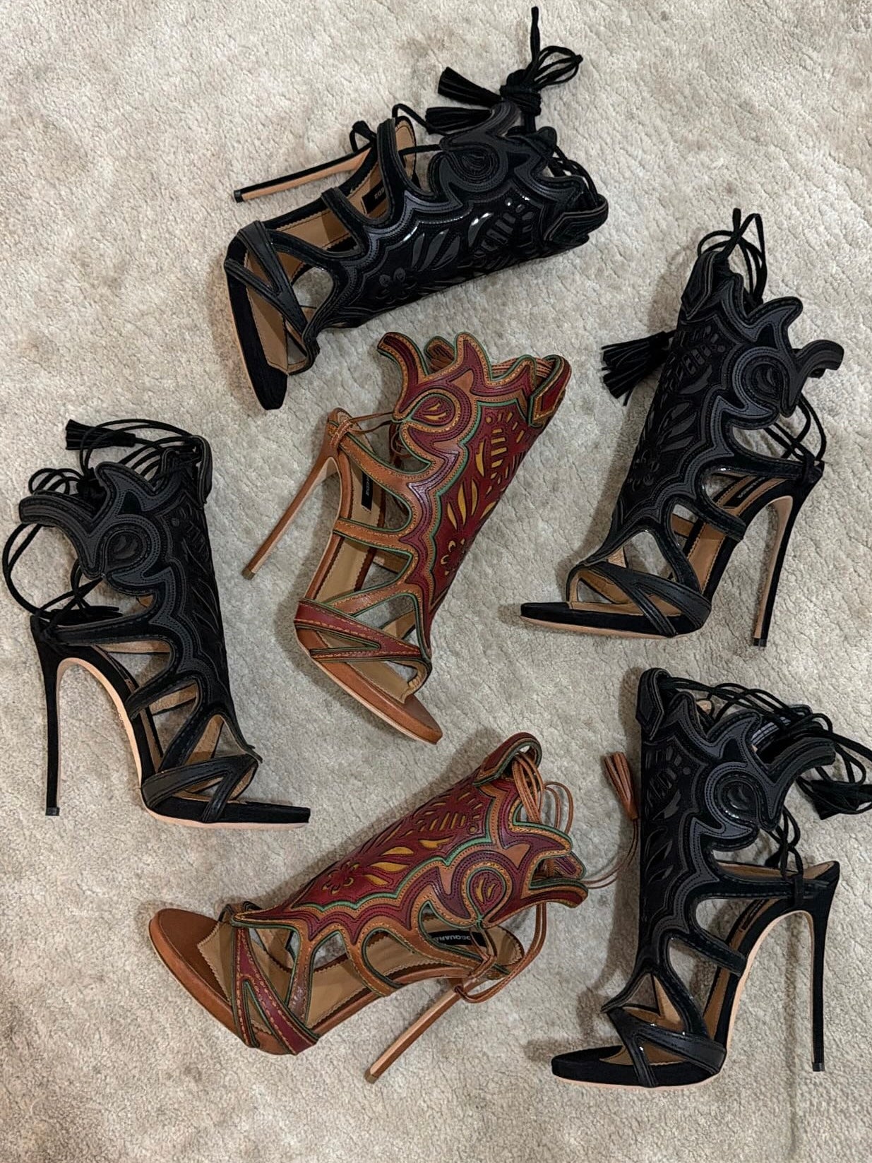 Dsquared2 2018 Western Heels Brand New - 39 + 40