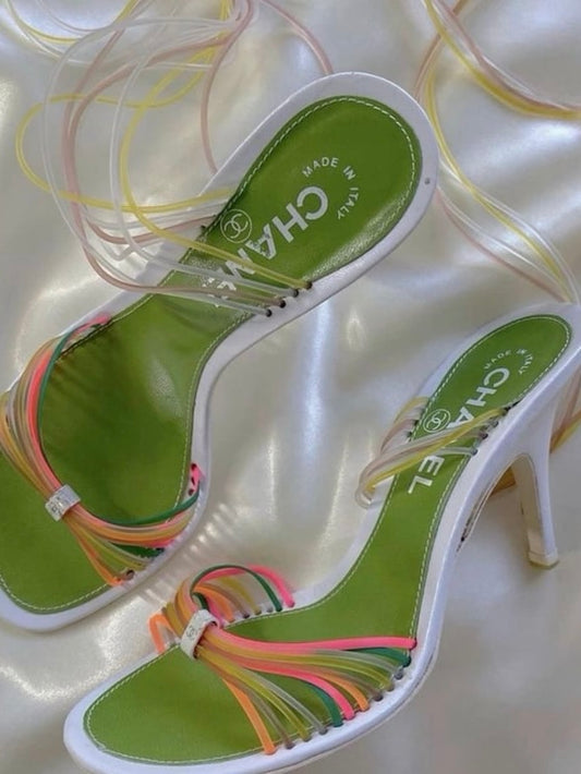 Chanel Jelly Multicoloured Heels - 38