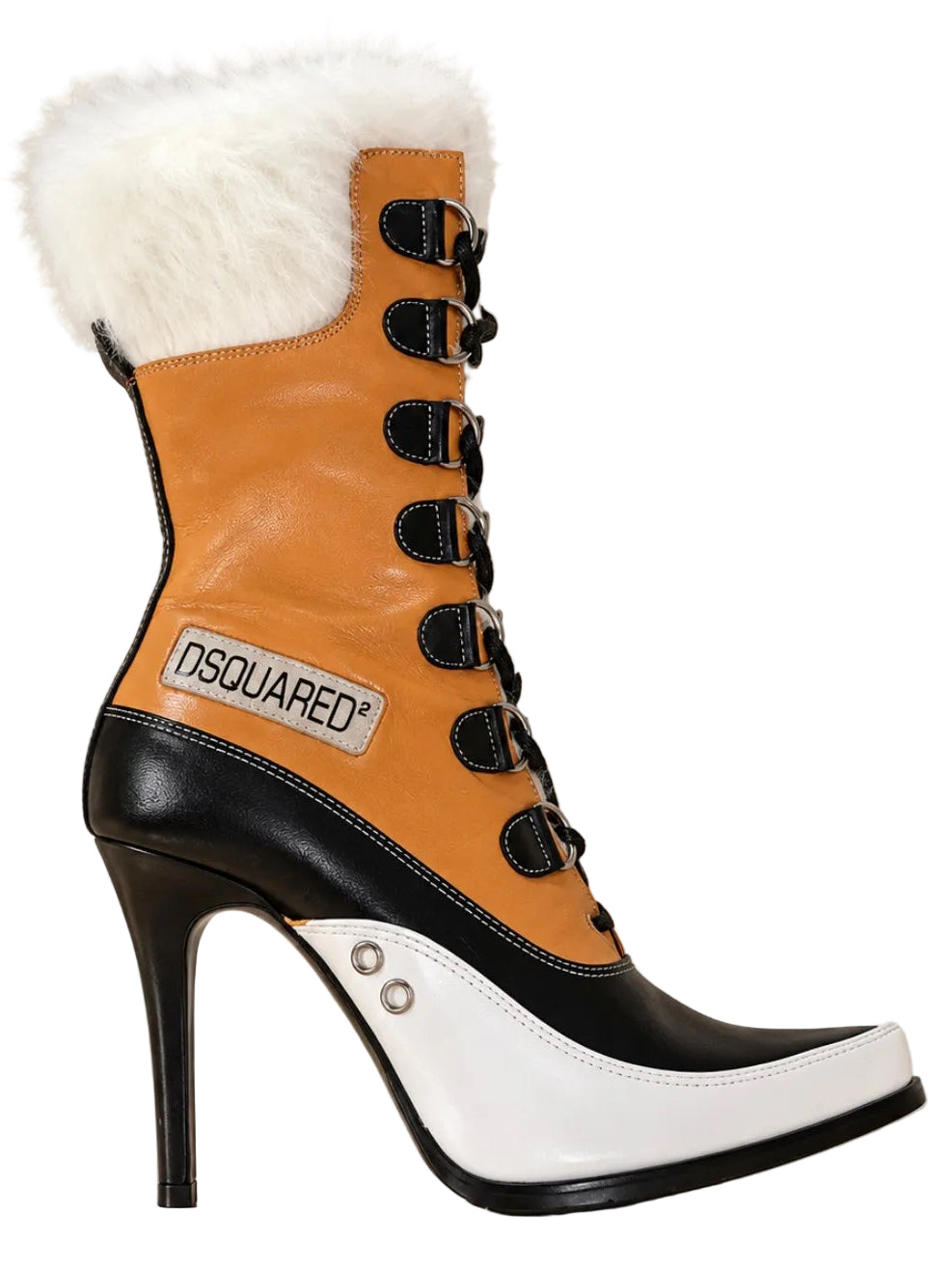Dsquared2 Mountaineer Fur Boots - 36, 37 + 38