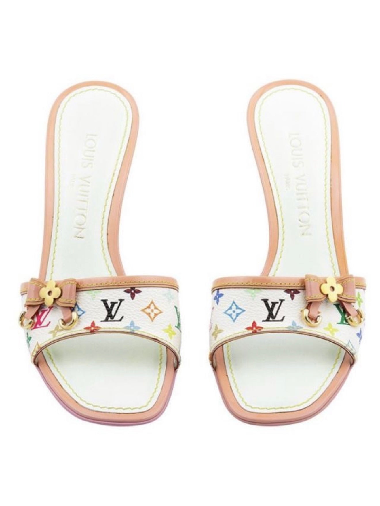 Louis Vuitton Takashi Murakami Mules - 35.5