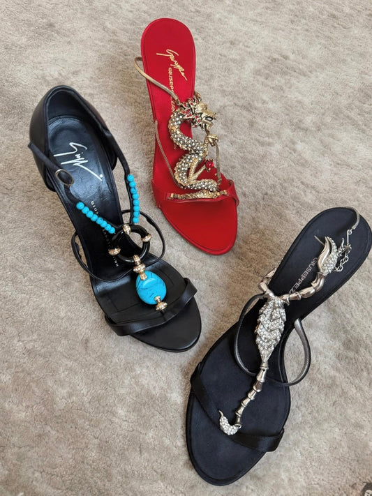Giuseppe Zanotti Vicini Scorpion Heels - 41