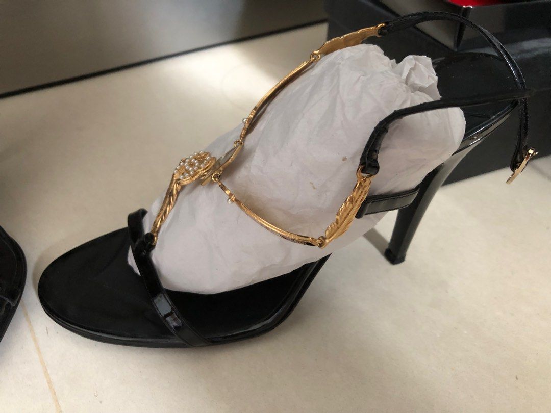 Chanel Charm Logo Heels - 37