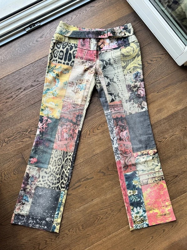 Roberto Cavalli Patchwork Jeans - S
