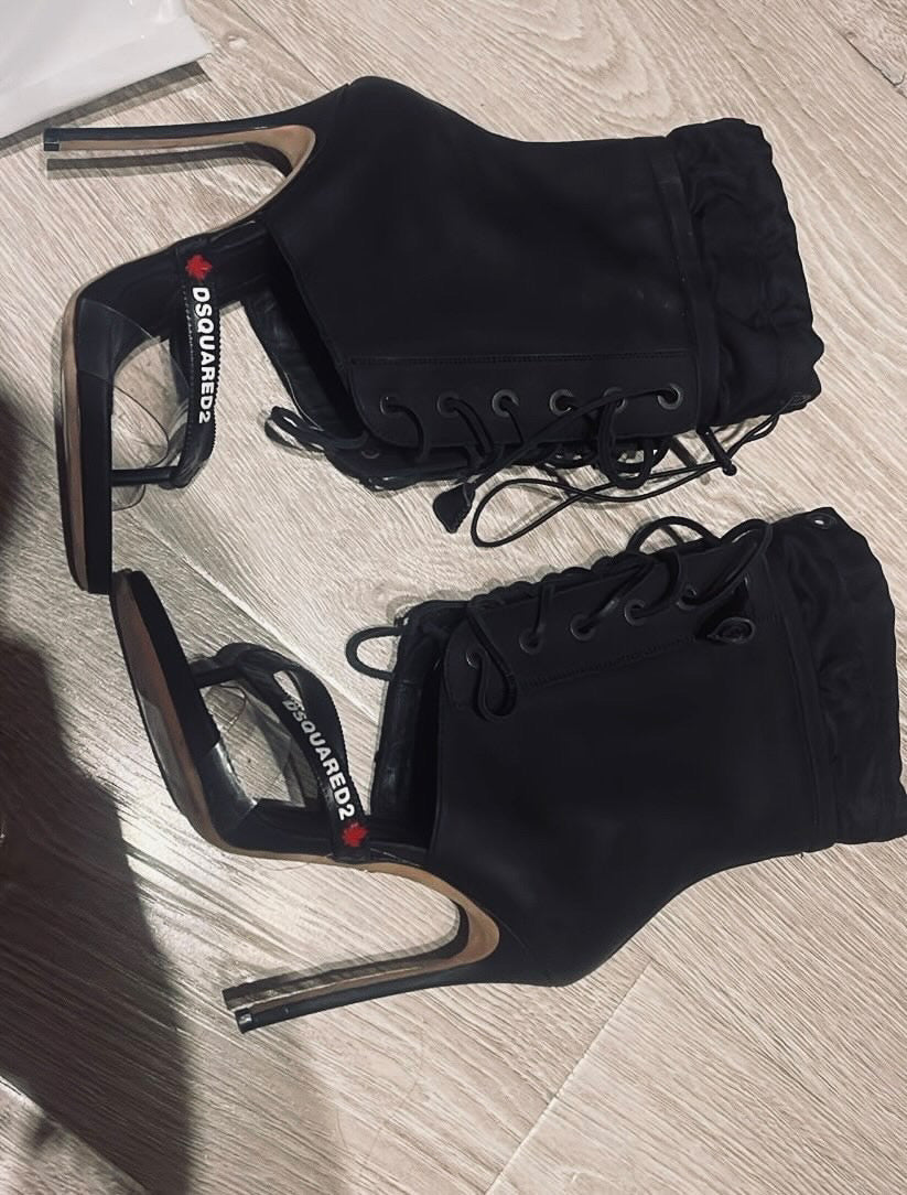 Dsquared2 Gothika Lace Up Heel - 39