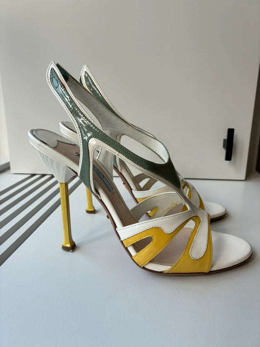 Prada Flame Heels - 38.5