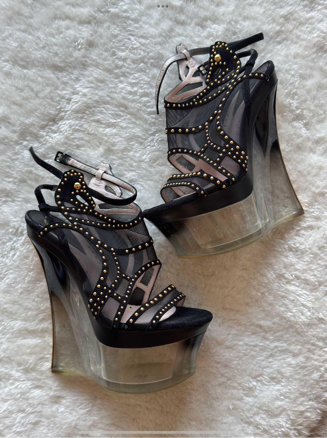 Versace Seahorse Heels - 37