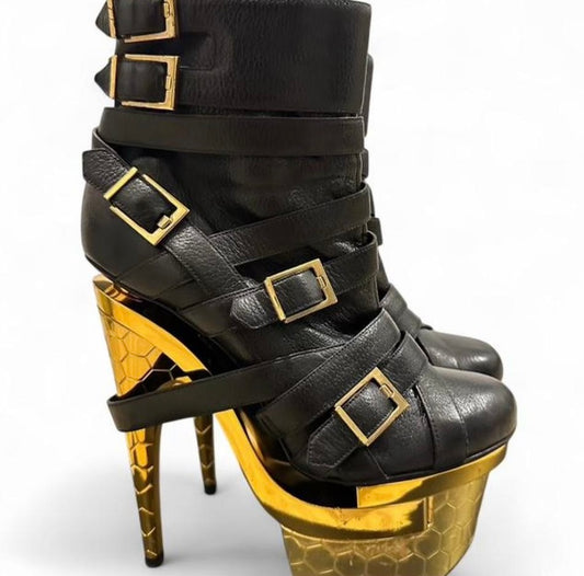 Versace Honeycomb Boots