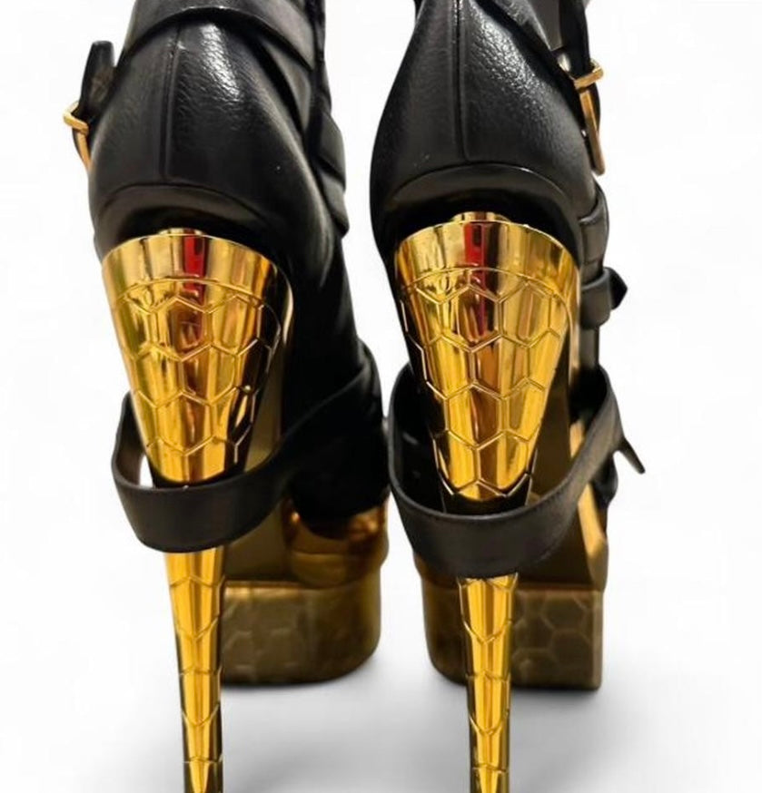 Versace Honeycomb Boots