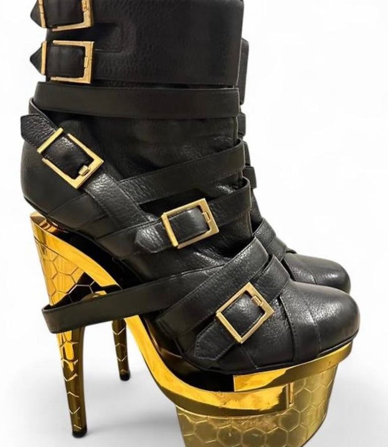 Versace Honeycomb Boots